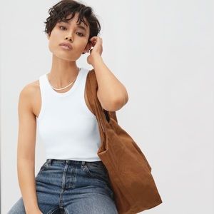 Everlane Ribbed Cutaway Tank